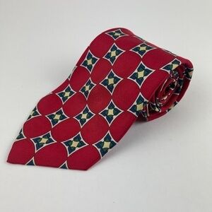 Old School Bespoke Tie Mens Red